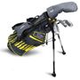 Picture of US Kids Junior UL42-s 4 Club Stand Set, Grey/Yellow Bag