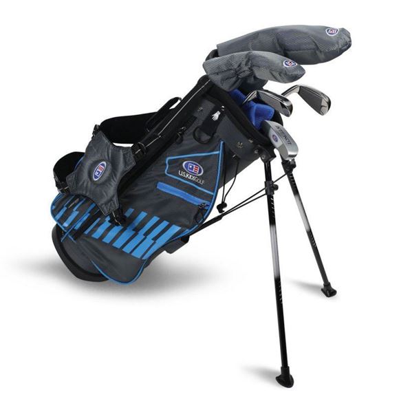 Picture of US Kids Junior UL48-s 5 Club Stand Set, Grey/Teal Bag