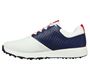 Picture of Skechers Mens Go Golf Elite V.4 Golf Shoes - White/Navy/Red 54552