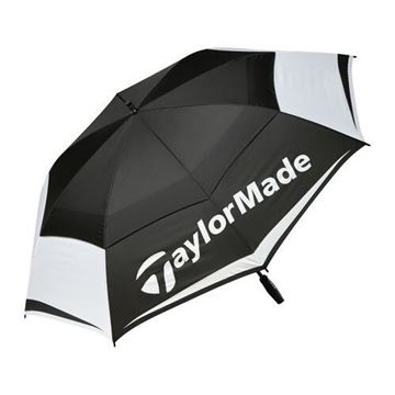 Picture of TaylorMade Double Canopy 64" Umbrella - Black/White