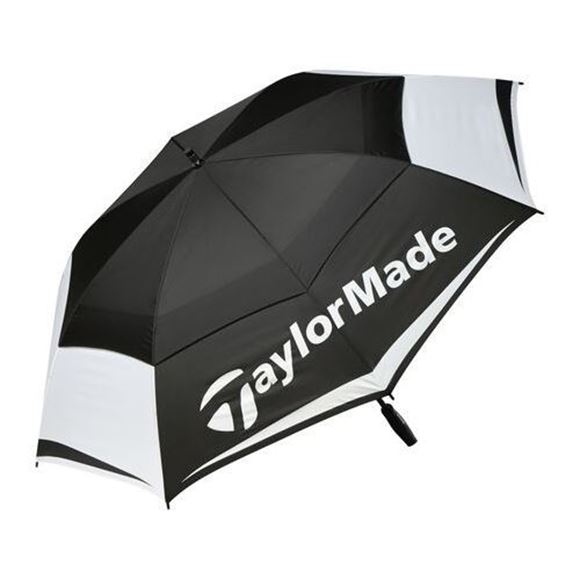 Picture of TaylorMade Double Canopy 64" Umbrella - Black/White
