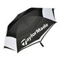Picture of TaylorMade Double Canopy 64" Umbrella - Black/White