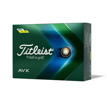 Picture of Titleist AVX 2022 Model Golf Balls - Yellow