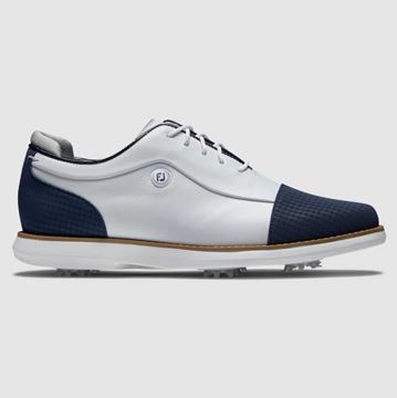 Picture of Footjoy Ladies FJ Traditions Shield Tip 2022 Golf Shoes - 97915