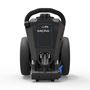 Picture of Powakaddy Micra Push Trolley - Gunmetal with Blue Trim