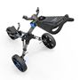 Picture of Powakaddy Micra Push Trolley - Gunmetal with Blue Trim