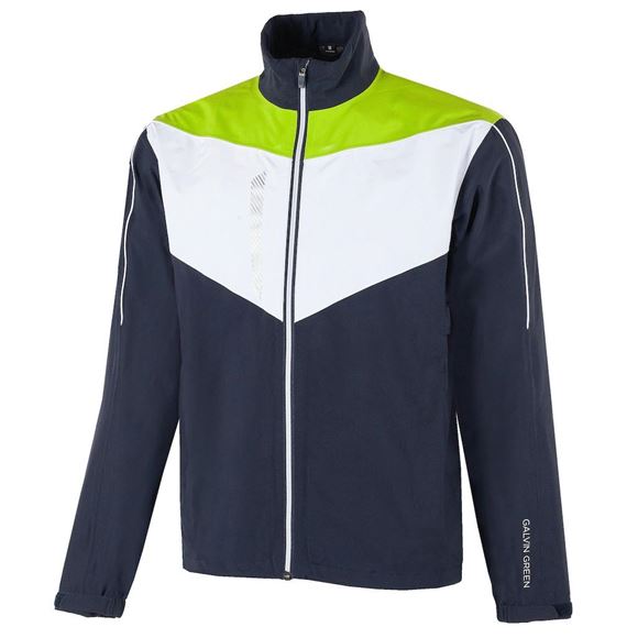 Picture of Galvin Green Mens Armstrong Gore-Tex Waterproof Jacket - Navy/White/Lime