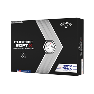Picture of Callaway Chrome Soft X Triple Track Golf Balls 2022 White (2 for £75)