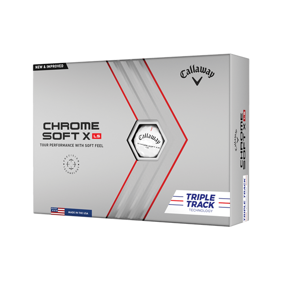 Picture of Callaway Chrome Soft X LS Triple Track Golf Balls 2022 White (2 for £75)