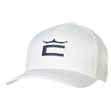 Picture of Cobra Tour Crown Snapback Cap - White 909491-03