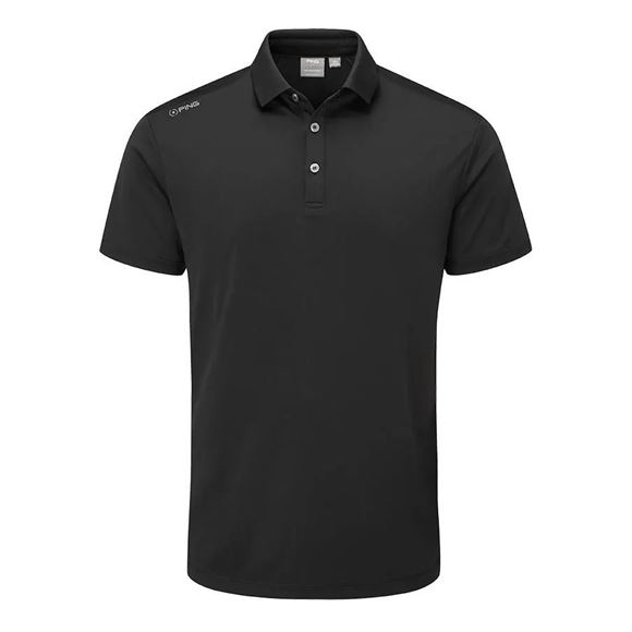 Picture of Ping Mens Lindum Polo Shirt - Black