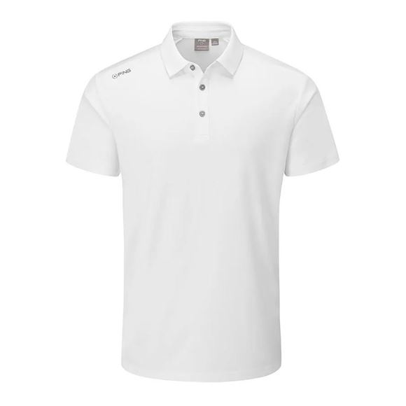 Ping Mens Lindum Polo Shirt - White