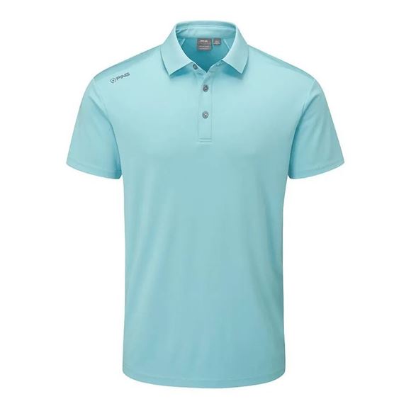 Ping Mens Lindum Polo Shirt - Sky Blue