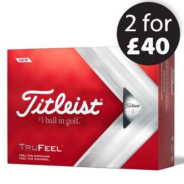 Picture of Titleist  Tru Feel Golf Balls 2022 - 1 Dozen - White (2 for £40)