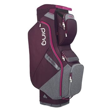 Picture of Ping Traverse Ladies Cart Bag 2022 - Garnet/Grey/Magenta