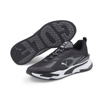 Picture of Puma Mens GS Fast Golf Shoes - 376357 03 - Black/Grey/White