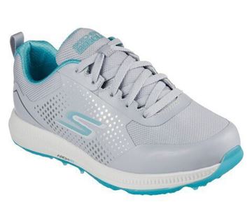 Picture of Skechers Ladies GO GOLF ArchFit Elite 5 Golf Shoes - 123031 Grey/Aqua