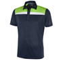 Picture of Galvin Green Mens Mapping Polo Shirt - Navy/Lime/White