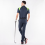 Picture of Galvin Green Mens Mapping Polo Shirt - Navy/Lime/White