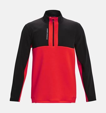 Picture of Under Armour Men's UA Storm Daytona 1/2 Zip - Radio Red/Black