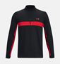 Picture of Under Armour Men's UA Storm Midlayer 1/2 Zip - Black/Radio Red