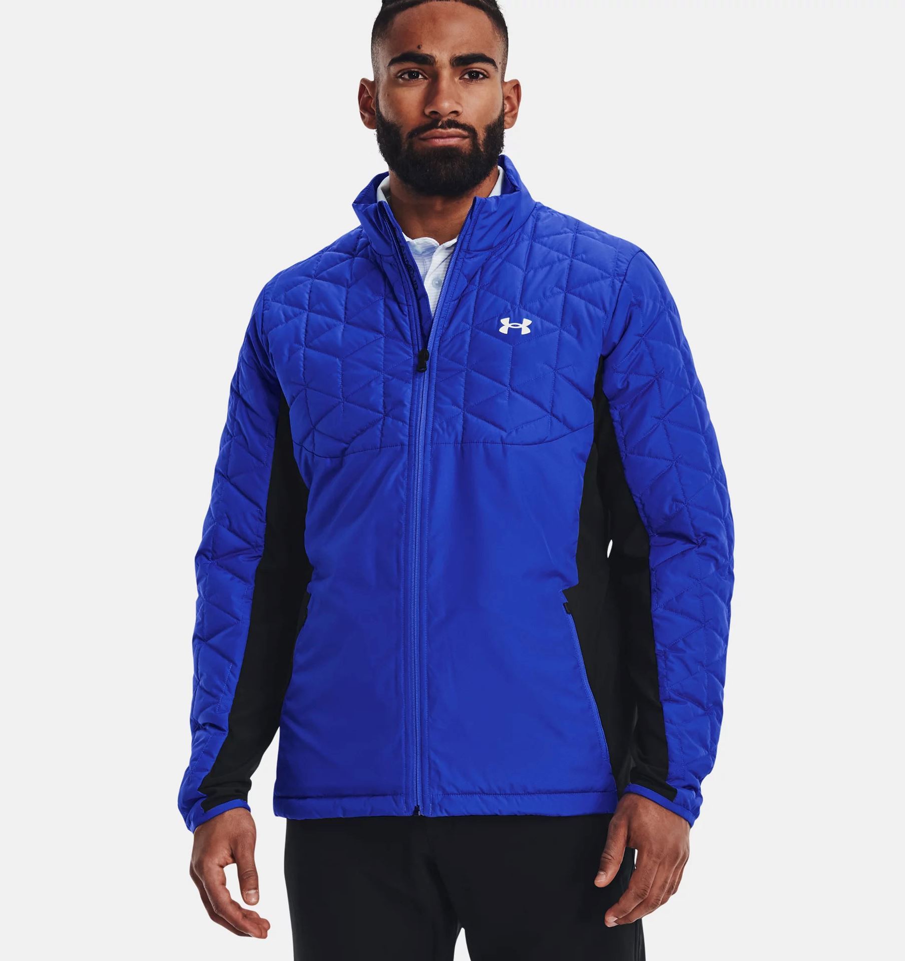Men's UA Storm ColdGear Reactor Golf Hybrid Jacket Versa Blue/Black
