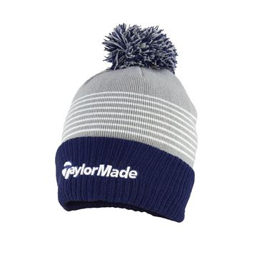 Picture of TaylorMade Bobble Beanie - Gray/Navy/White