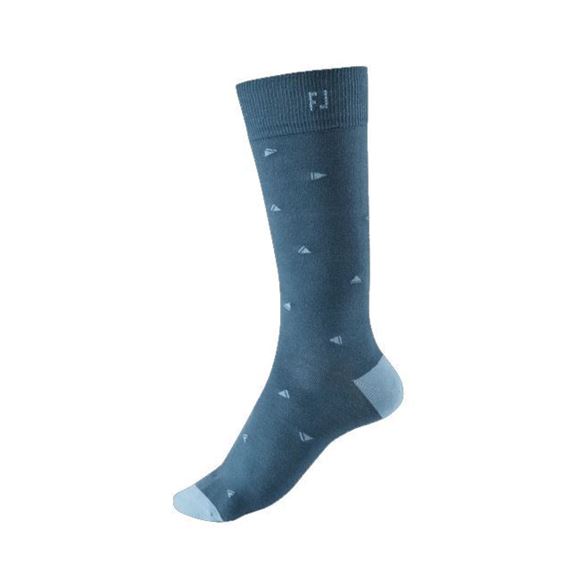 Picture of Footjoy ProDry Lightweight Fashion Crew Socks - Ink/Blue - 16167