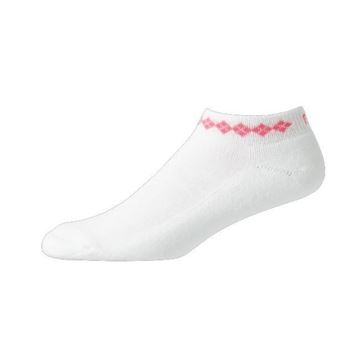 Picture of FootJoy Ladies ProDry Lightweight Sportlet White/Pink