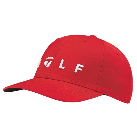 Picture of TaylorMade Lifestyle Adjustable Golf Logo Cap - Red