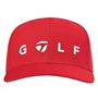 Picture of TaylorMade Lifestyle Adjustable Golf Logo Cap - Red
