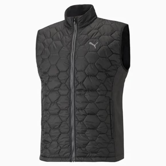 Picture of Puma Cloudspun Golf Vest - Puma Black