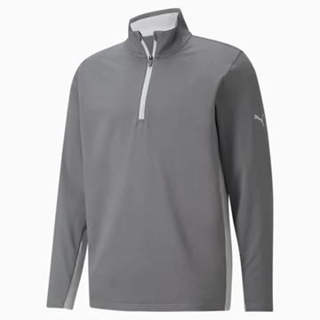 Picture of Puma Gamer Quarter-Zip Golf Sweatshirt - Quiet Shade