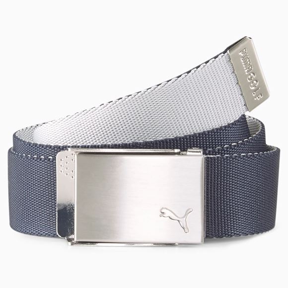 Picture of Puma Reversible Webbing Golf Belt - Navy Blazer