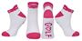Picture of Surprize Shop Ladies Golf Socks 2 Pairs - Pink & White