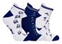 Picture of Surprize Shop Ladies Golf Socks 3 Pairs - Navy