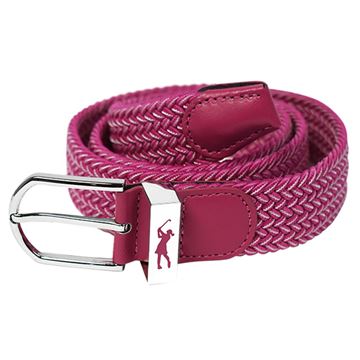 Picture of Surprize Shop Ladies Stretch Webbing Golf Belt - Pink