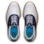Picture of FootJoy Mens FJ Traditions Golf Shoes - 57899 - White/Navy SALE