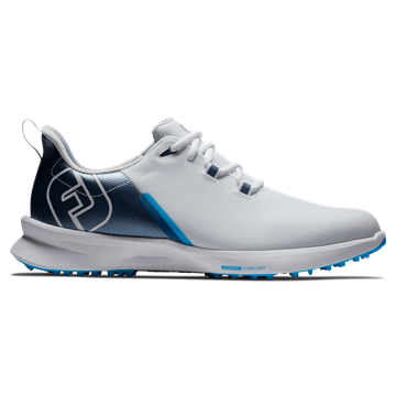 Picture of Footjoy Mens FJ Fuel Sport Golf Shoes - 55454 - White/Navy/Blue