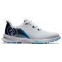 Picture of FootJoy Mens FJ Fuel Sport Golf Shoes - 55454 - White/Navy/Blue