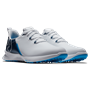 Picture of Footjoy Mens FJ Fuel Sport Golf Shoes - 55454 - White/Navy/Blue