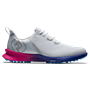Picture of Footjoy Mens FJ Fuel Sport Golf Shoes - 55455 - White/Pink/Blue