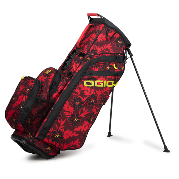 Picture of Ogio Golf All Elements Stand Golf Bag - Red Flower Party 2023