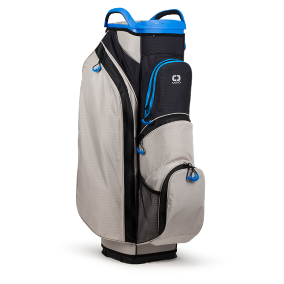 Picture of Ogio Golf All Elements Silencer Cart Bag - Grey Flo Blue 2023