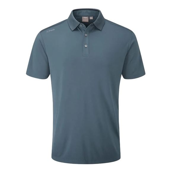 Picture of Ping Mens Lindum Polo Shirt - Stormcloud