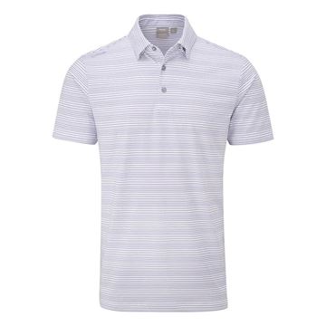 Picture of Ping Mens Alexander Polo Shirt - White/Violet
