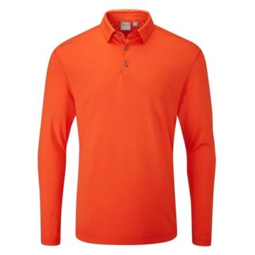 Picture of Ping Mens Elemental Polo Shirt - Flame