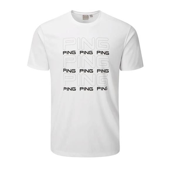 Picture of Ping Mens Logo Tee Shirt - White