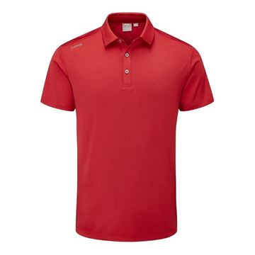 Picture of Ping Mens Lindum Polo Shirt - Rich Red