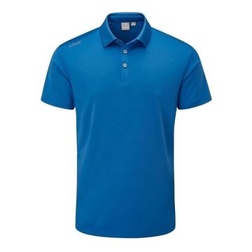 Picture of Ping Mens Lindum Polo Shirt - Snorkel Blue